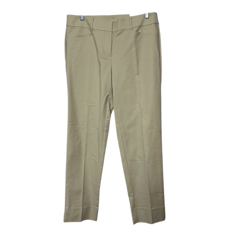 Ann Taylor LOFT  Tan The Riviera Pant Cropped Women's Size 6 Tall NEW
